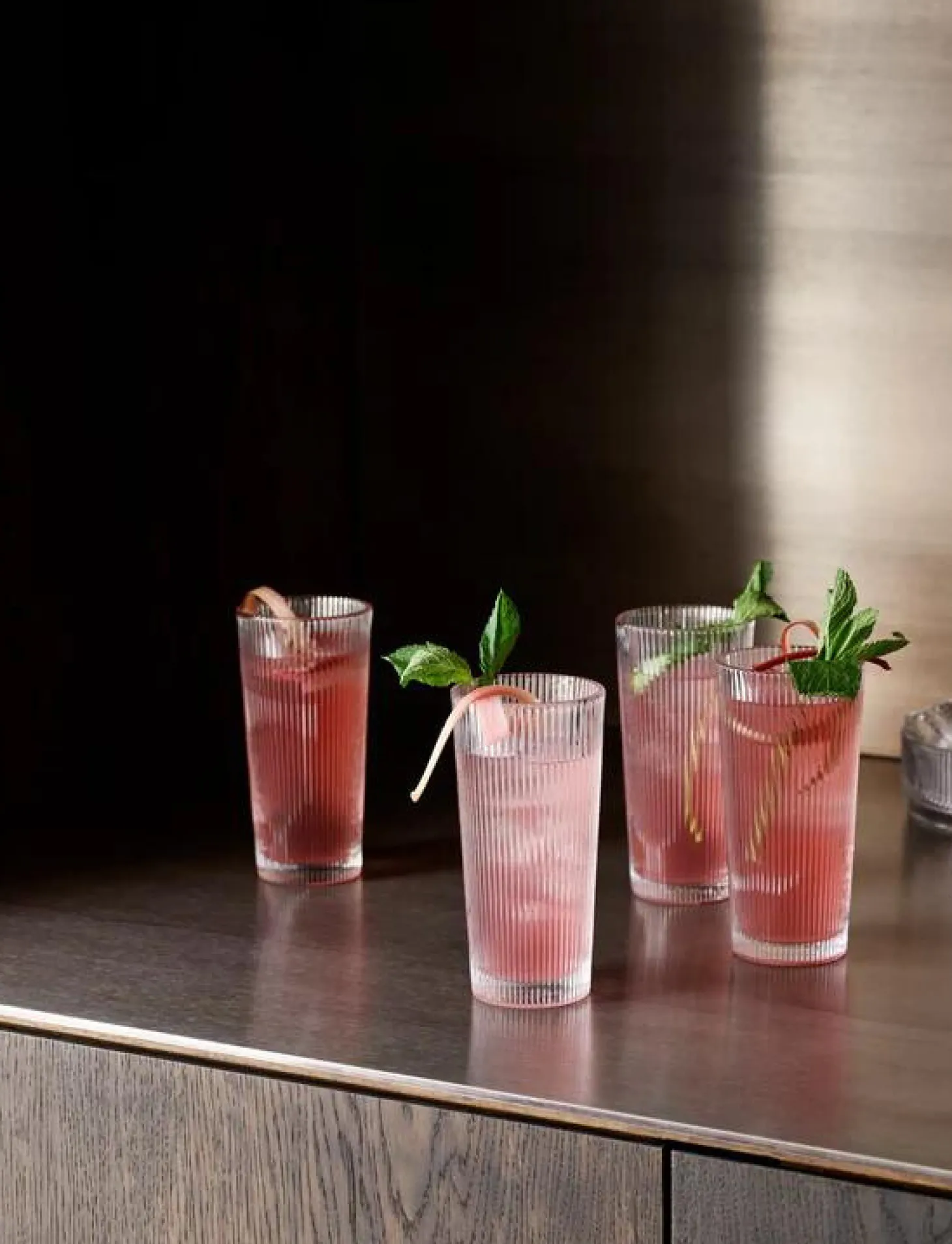 Stelton Pilastro Longdrink 4er Set Gläser klar 0,3l