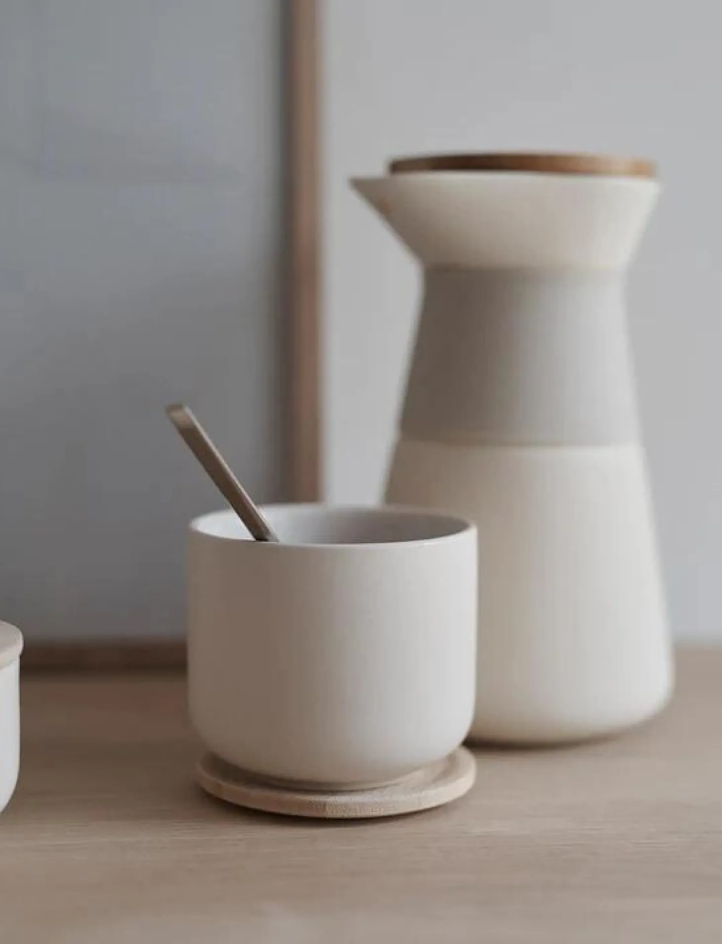 Stelton Theo - Kaffeefilterkanne Weiß 0,6 l