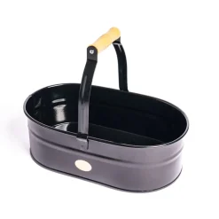 The Great British Garden Gefäß oval 4L für Gartenutensilien Kensington Black