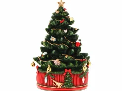 Timstor drehende Spieluhr Tannenbaum mit Musik