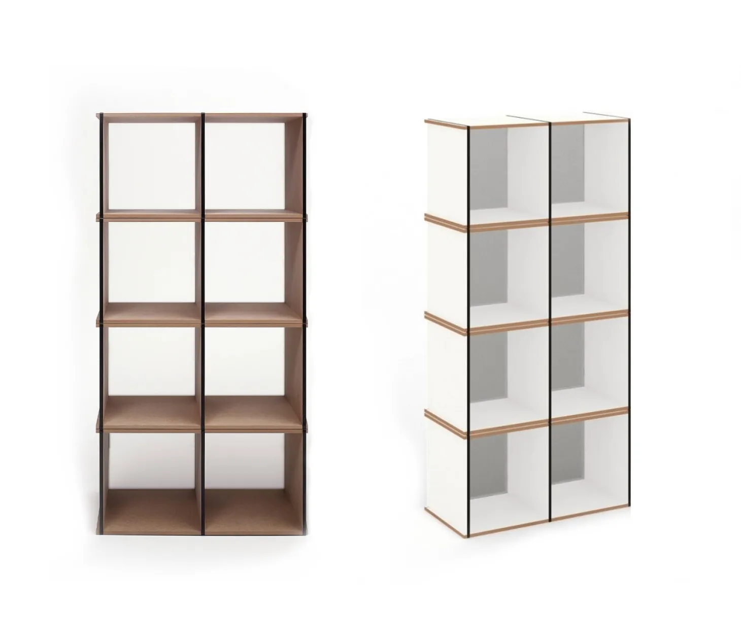 Tojo Aktenpack Regal MDF Natur 01