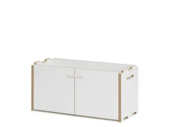 Tojo Hochstapler Regalelement Anbaumodul mit Türen anthrazit