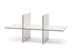 Tojo Hochstapler Regalelement Einsatz doppelt weiß