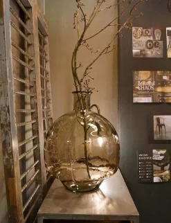 Trademark Living Bodenvase Joy Ø33 x h40 cm Rauchfarbig