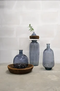 Trademark Living Bodenvase Joy Ø33 x h40 cm Rauchfarbig