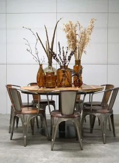 Trademark Living Glasvase Noel Dunkelbrauner Bernstein