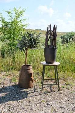 Trademark Living Große Holzvase, natur