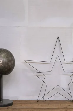 Trademark Living Stern mit Lederschnur, Eisen Ø 52 cm