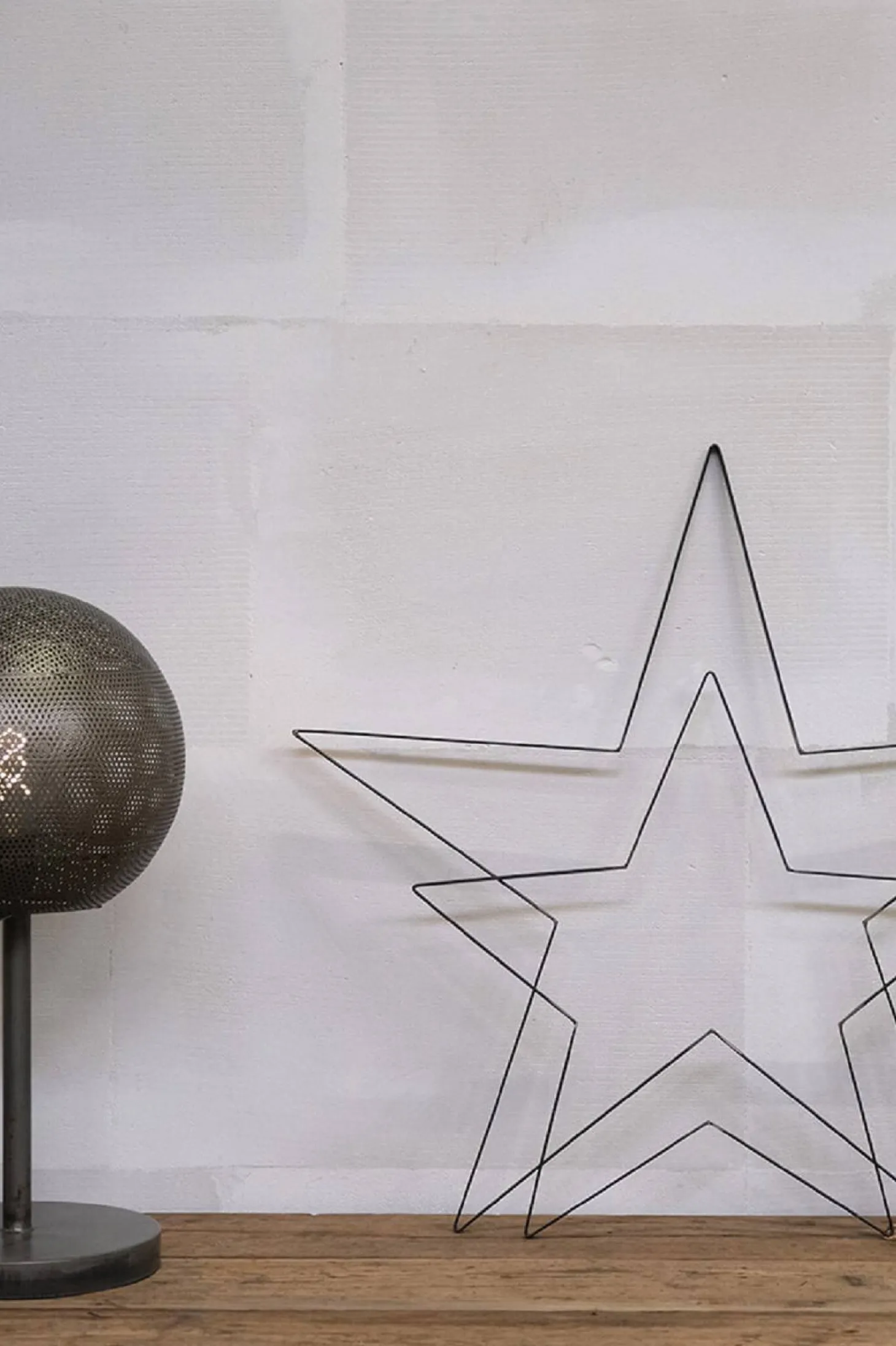 Trademark Living Stern mit Lederschnur, Eisen Ø 52 cm