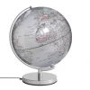 TROIKA Globus beleuchtet STELLAR LIGHT silber