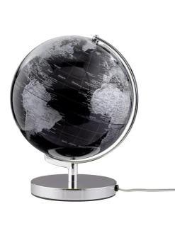 TROIKA Globus mit Licht Terra Black Light