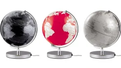 TROIKA Globus mit Licht Terra Black Light