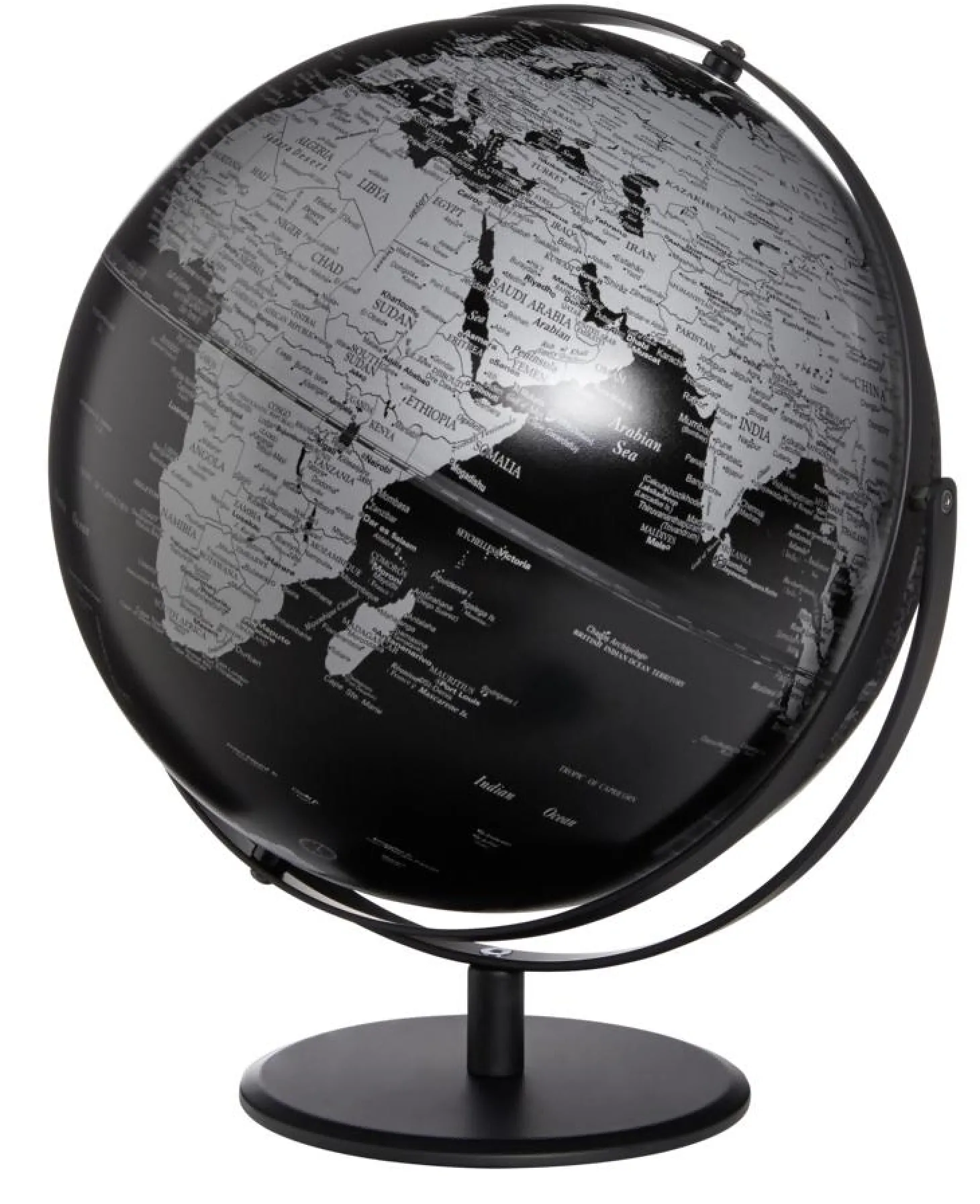 TROIKA Globus Saturn silber, matt