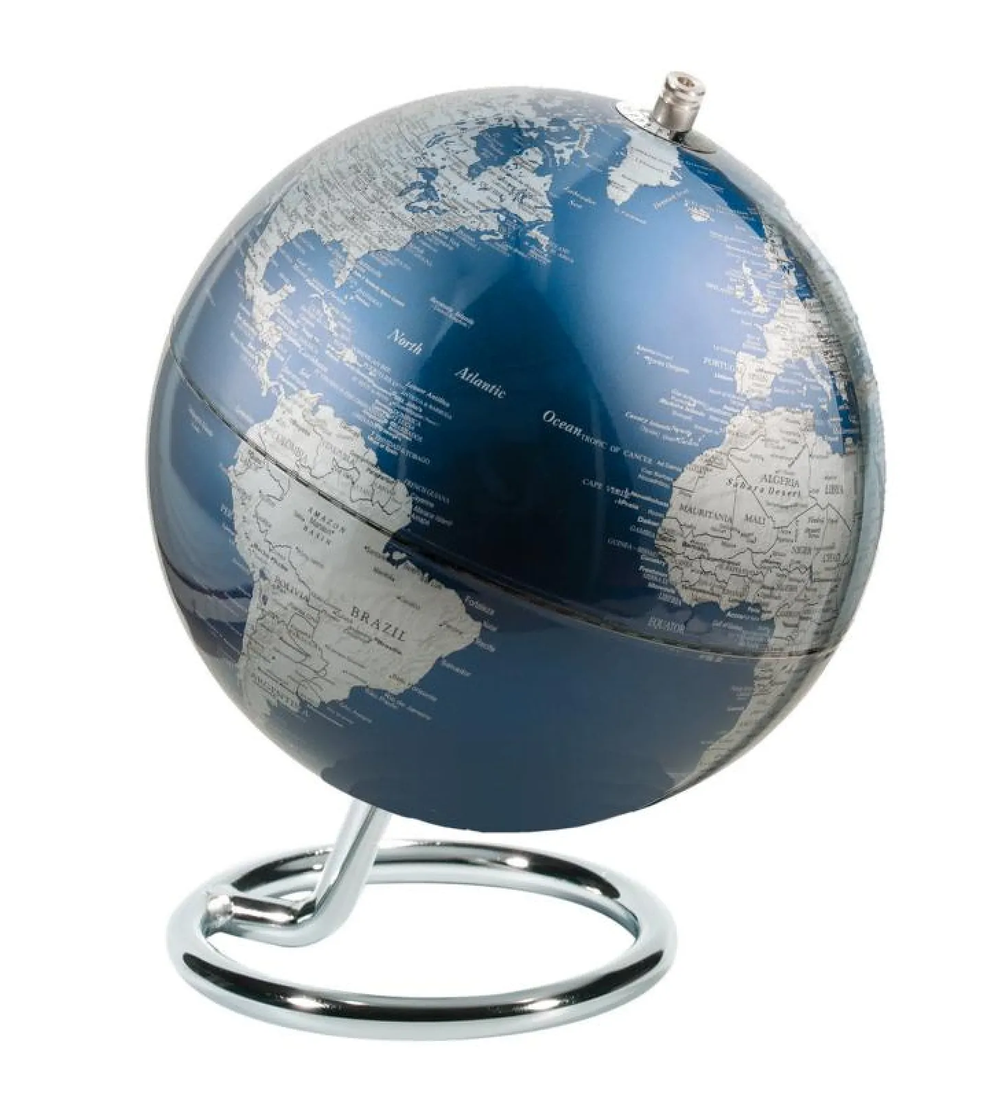 TROIKA Mini-Globus Galilei hellblau