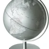 TROIKA Tischglobus Silverplanet