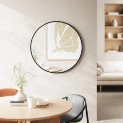 Umbra Hub Wall Spiegel schwarz Ø 94 cm