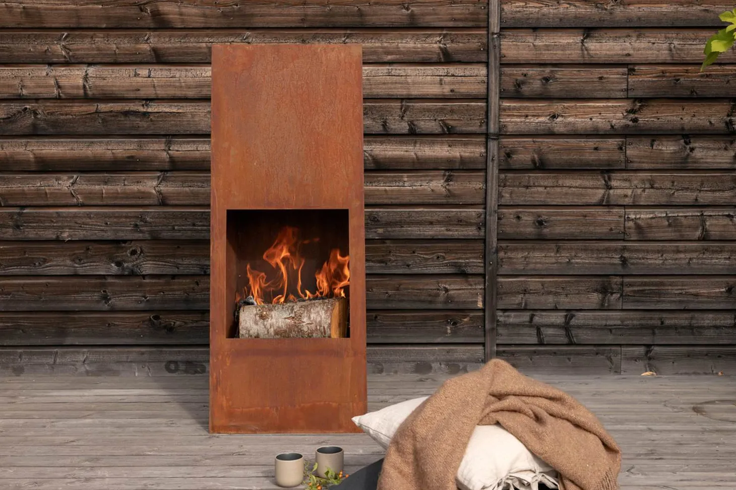 Venture Design Bastian Feuerkorb in rostiger Optik