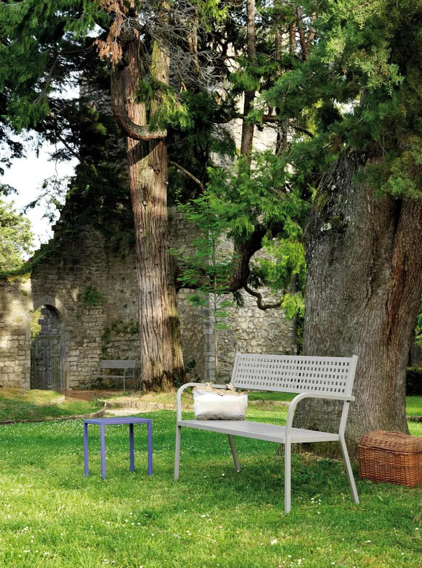 vermobil Bank mit Armlehne Alice CU - curry