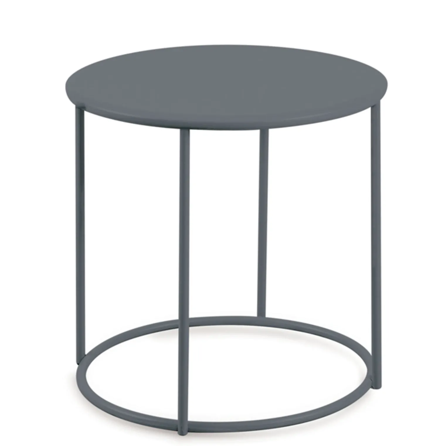 vermobil Beistelltisch Daisy Ø 60 cm antik grau AG