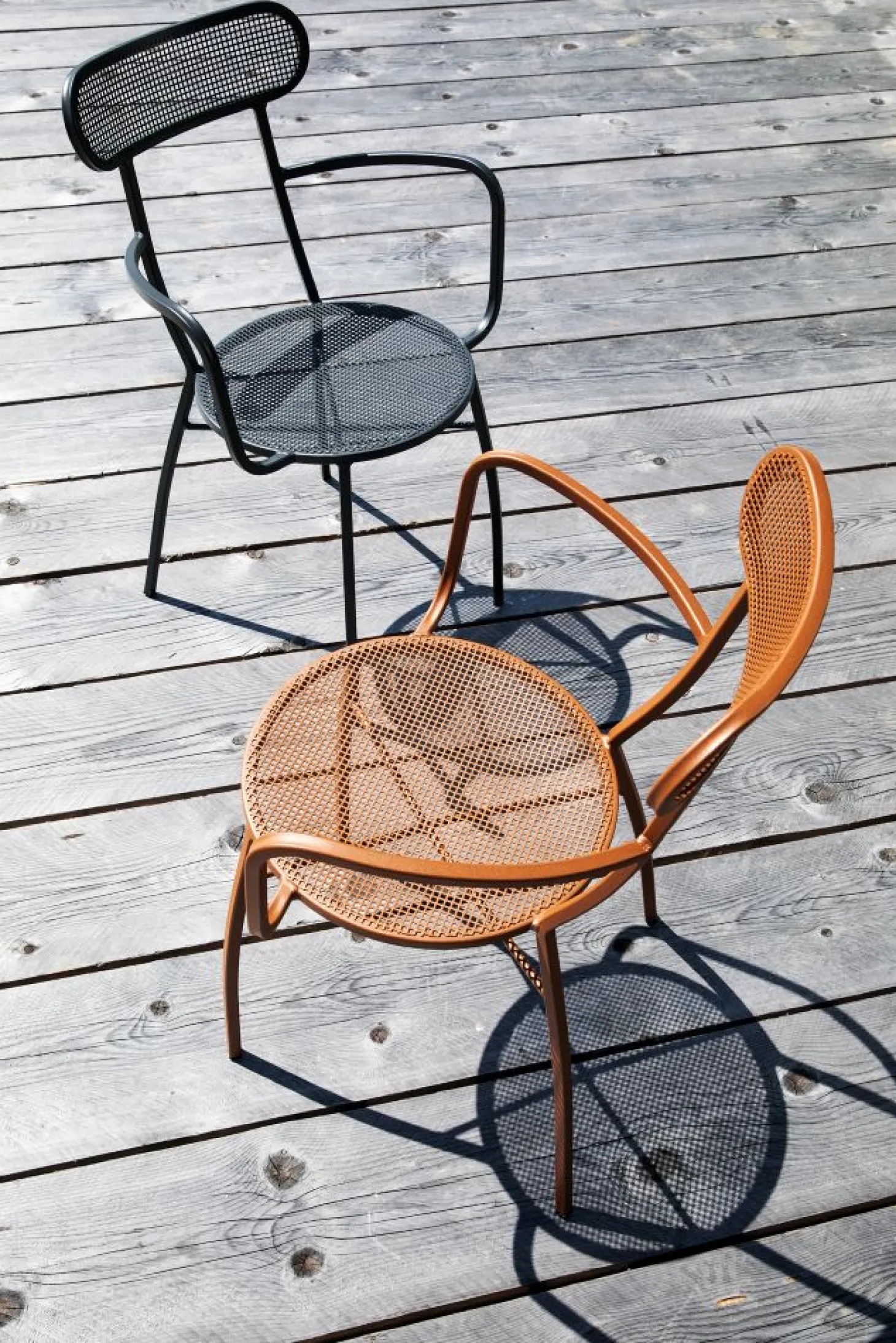 vermobil Ciao robuster Outdoorsessel mit Armlehne corten CO