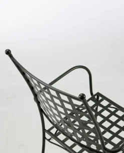 vermobil Gartenstuhl mit Armlehne Tosca bronze