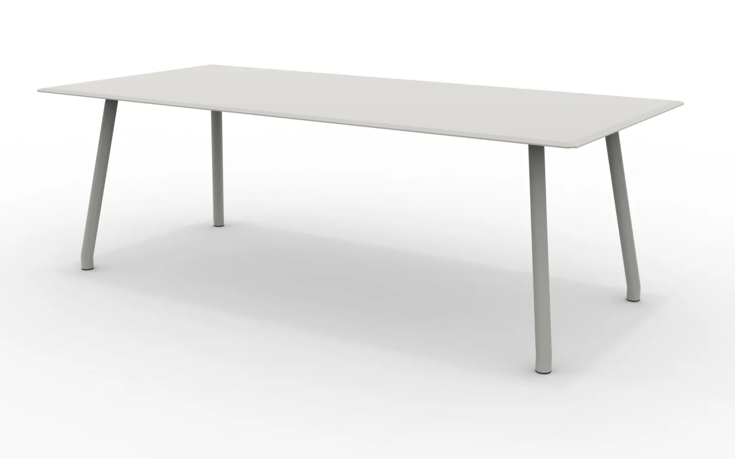 vermobil Großer Gartentisch Verdea 220 cm Hellgrau