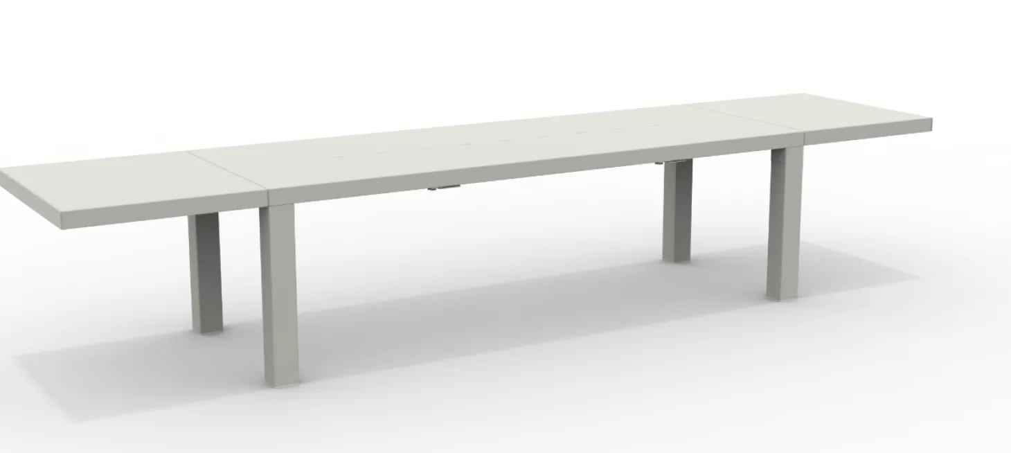 vermobil Großer Gartentisch Sofy - ausziehbar schlamm