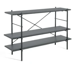 vermobil Outdoor Regal Etagere 120x34x80 cm antik grau AG