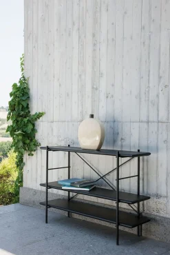 vermobil Outdoor Regal Etagere 120x34x80 cm antik grau AG