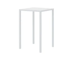 vermobil Outdoor Stehtisch Quatris 70x70x110 cm weiß