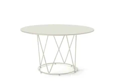 vermobil Outdoor Tisch Daisy Ø 110 cm perlweiß BS