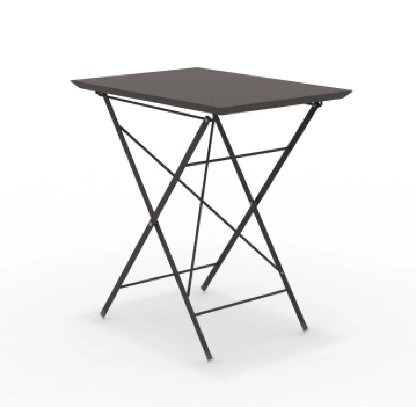 vermobil STEP - Faltbarer Gartentisch 70x50 cm bronze