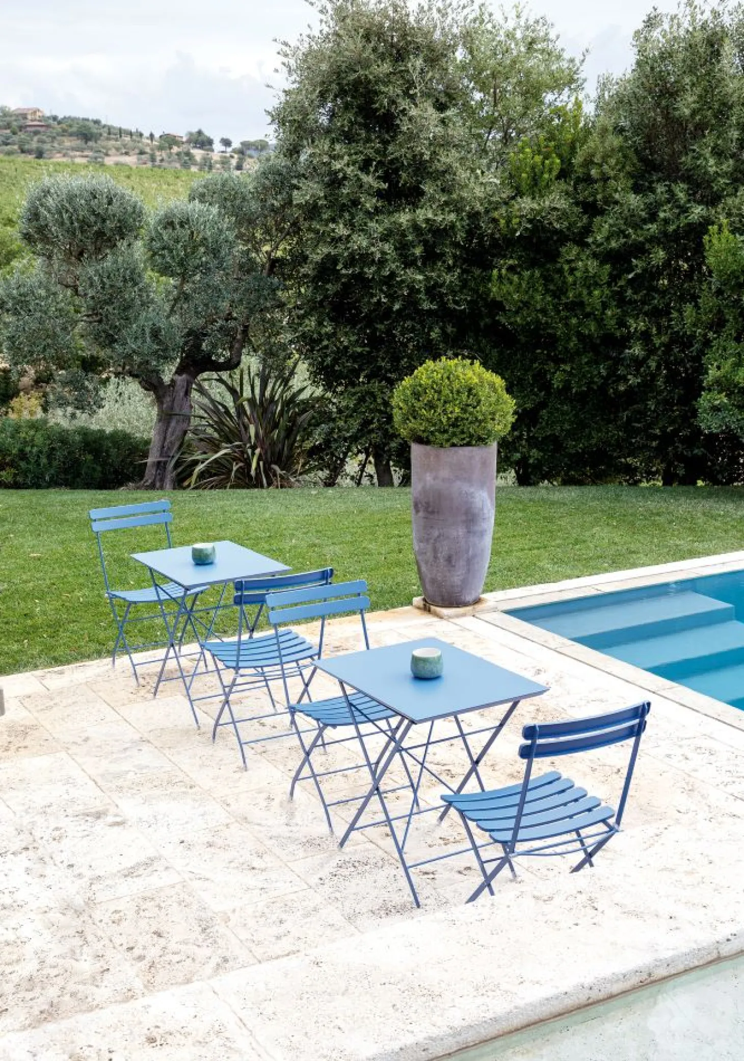 vermobil STEP - Faltbarer Gartentisch 70x50 cm bronze