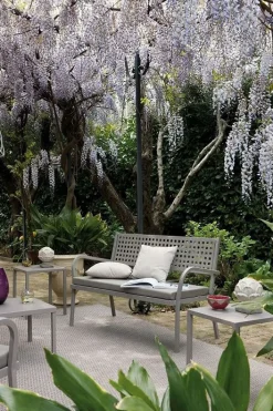 vermobil Terrassenbank Summertime antik grau