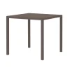 vermobil Terrassentisch Quatris 80x80x75 cm bronze BRO