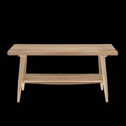 Villa Collection Bank white washed 90*30*45 cm Eiche