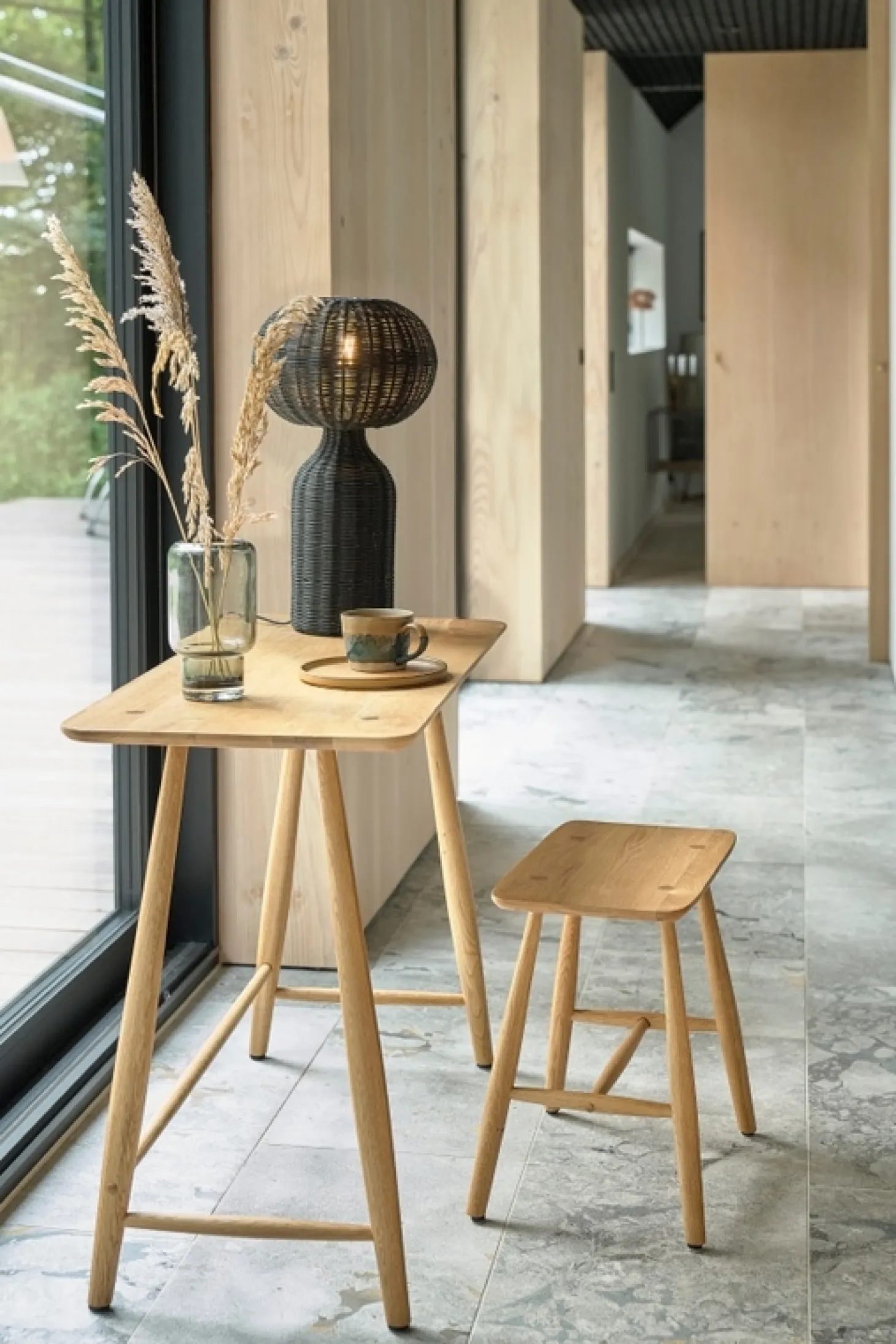 Villa Collection Schreibtisch Eiche naturgeölt 100*44,5*73 cm