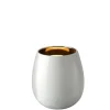 Villeroy & Boch MUMBAI Akkuleuchte aus Keramik mit Goldakzent weiß