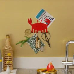 vonbox Wandhaken Kleine Krabbe rot