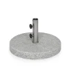 Weishäupl Bodenplatte Granit rund 75 kg mit Edelstahlhülse Ø 54 mm