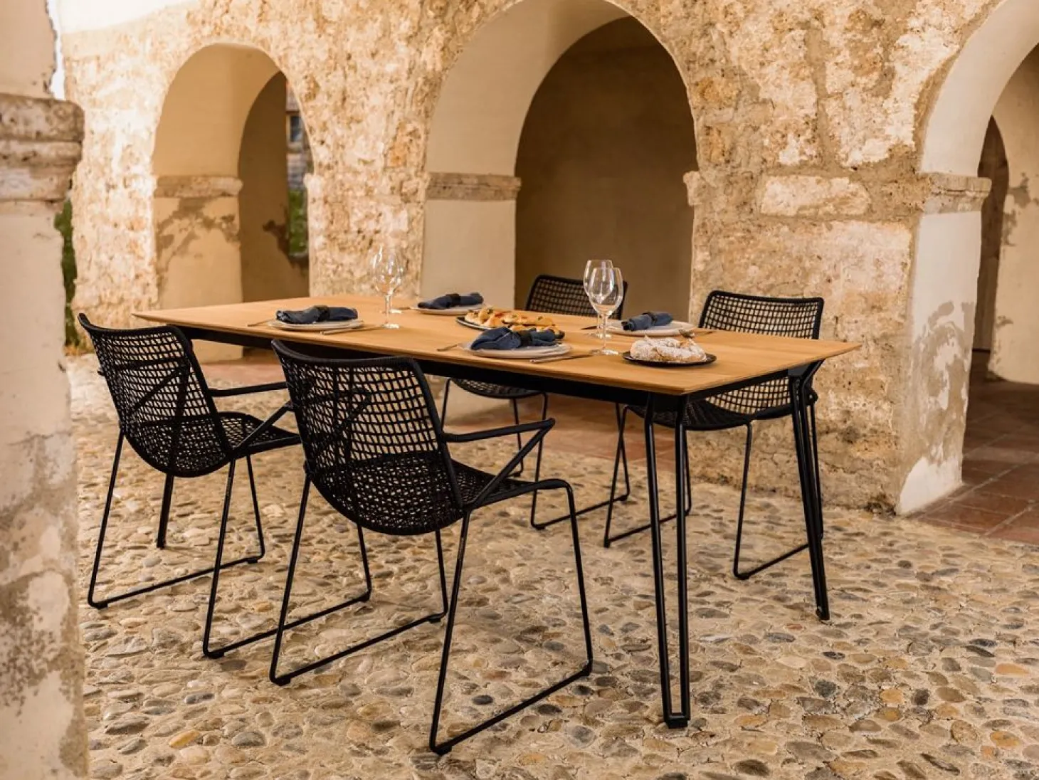 Weishäupl Gartensessel Slope schwarz