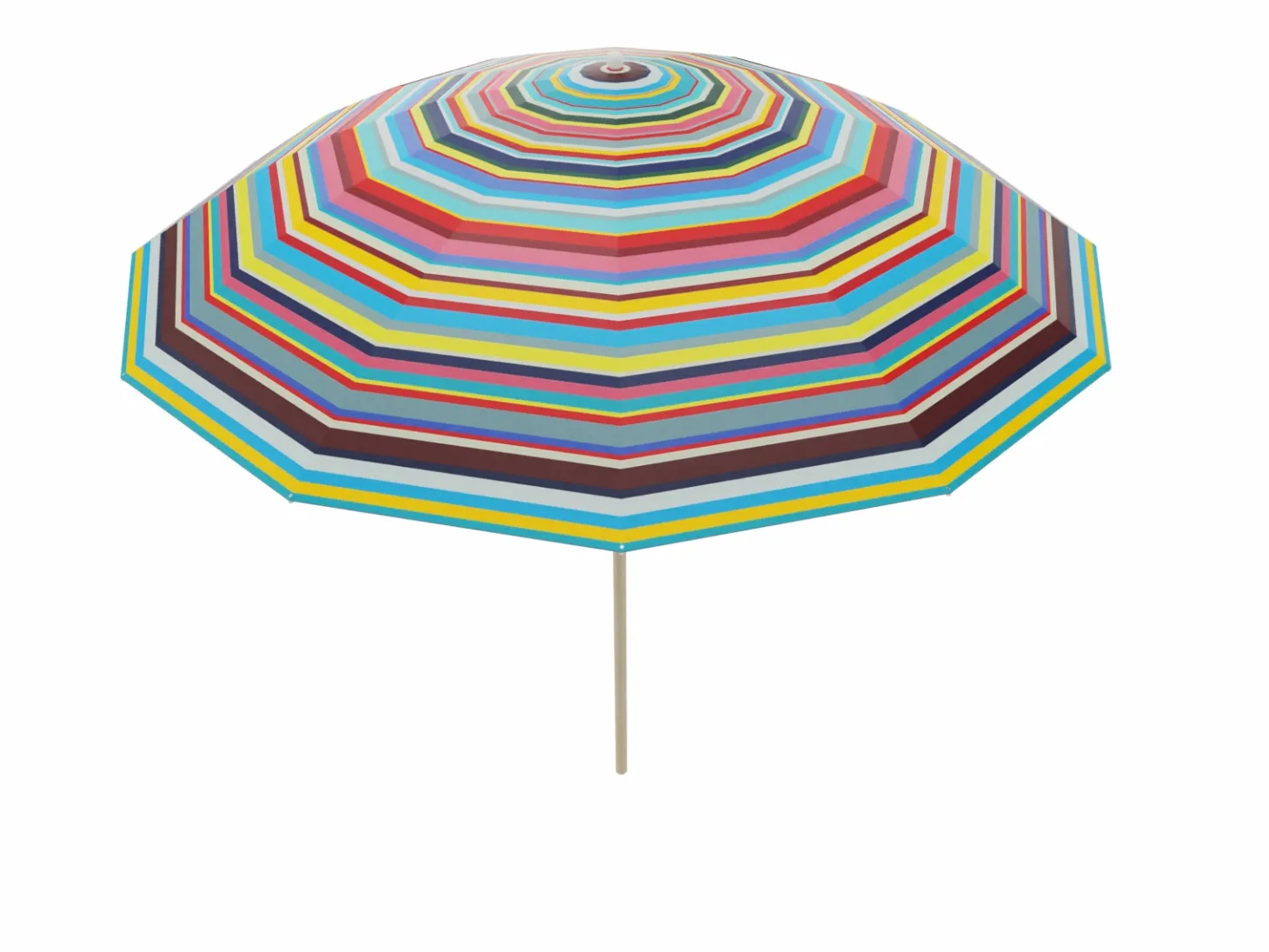 Weishäupl Pagoden Sonnenschirm Multicolor mit Knickmechanismus Ø 240