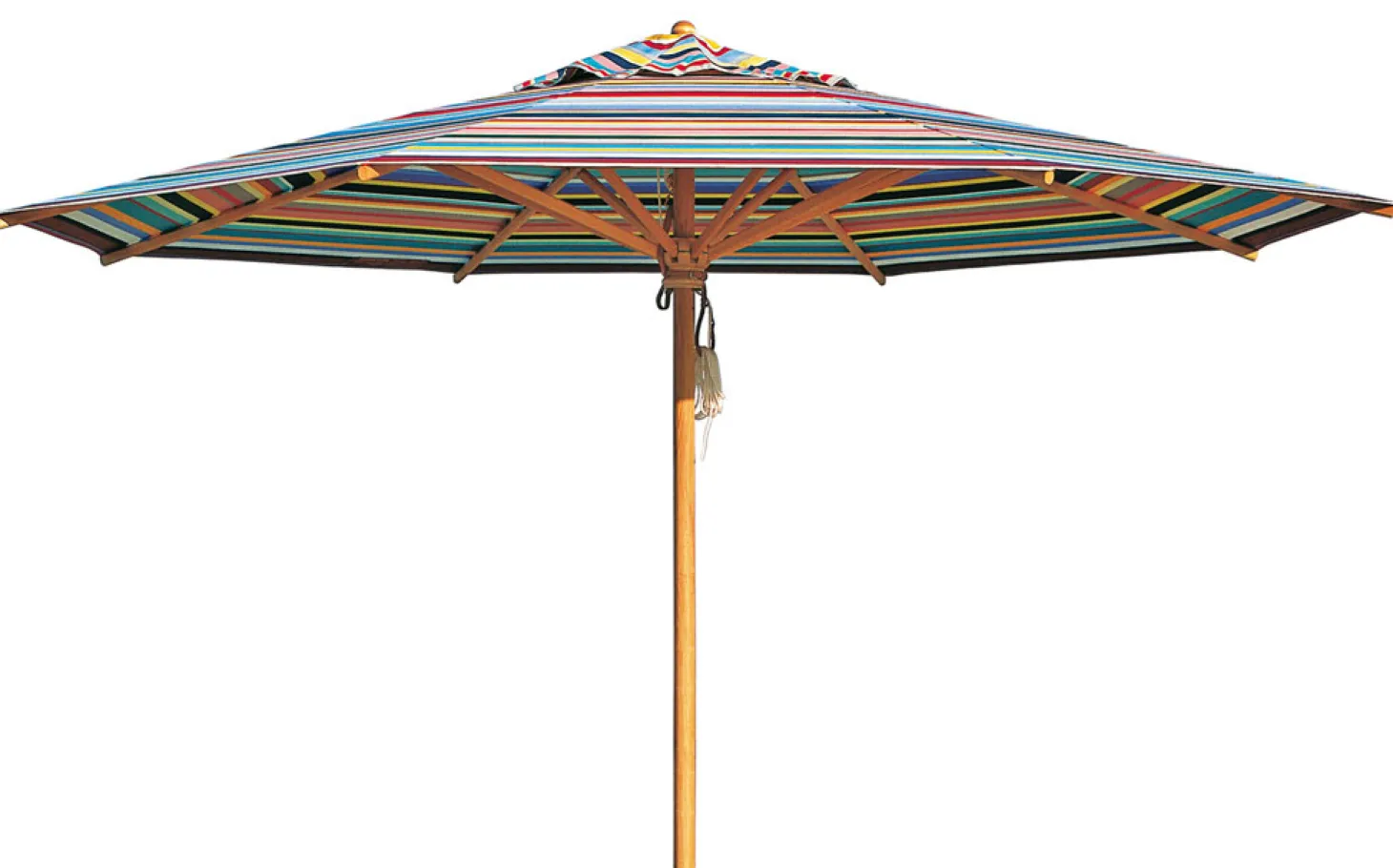 Weishäupl Schirm Klassiker Ø 300 cm Acryltuch Multicolor mit Flaschenzug