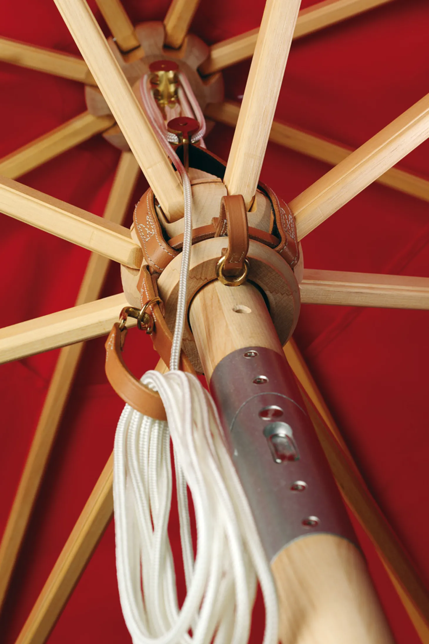 Weishäupl Schirm Klassiker Ø 300 cm Acryltuch Multicolor mit Flaschenzug