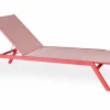 Weishäupl Sonnenliege Minu klappbar Koralle, Apricot meliert