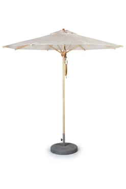 Weishäupl Sonnenschirm Klassiker Acryltuch Natur mit Flaschenzug Ø250