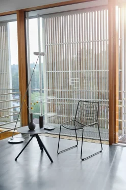 Weishäupl Trio Garten Beistelltisch wetterfest Schwarz HPL Marmor-Schwarz ∅60 cm