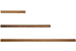 weld & co Bilderleiste Nussbaum 02 S 50 × 7,5 × 6 cm