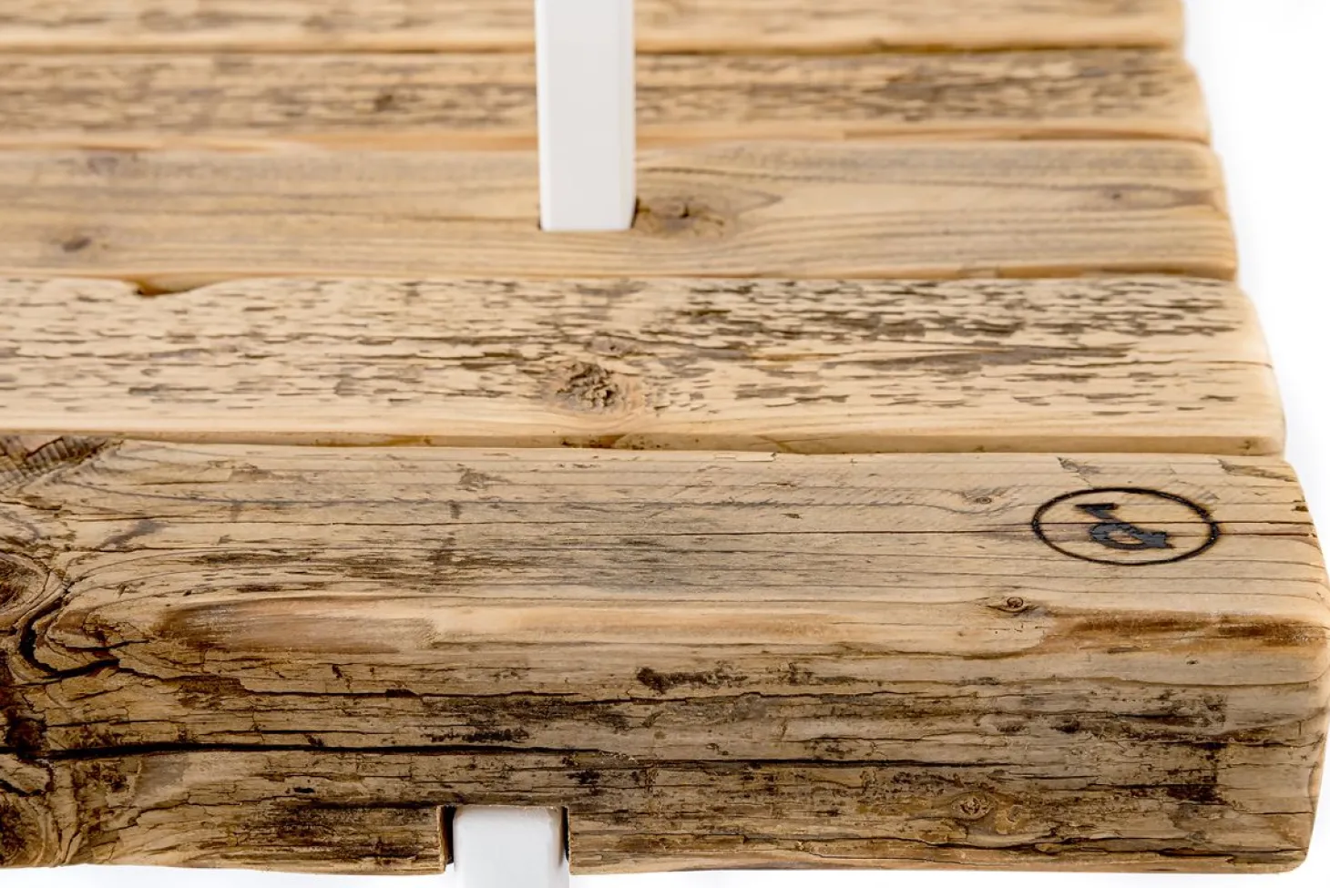 weld & co Garderobe Altholz 01 S 90 x 40 x 190 weiß