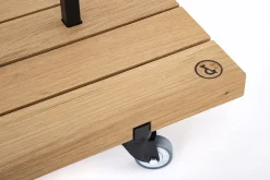 weld & co Kleiderstange Eiche 01 S 90 x 40 x 160 schwarz